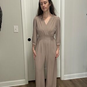 Elegant Beige Jumpsuit